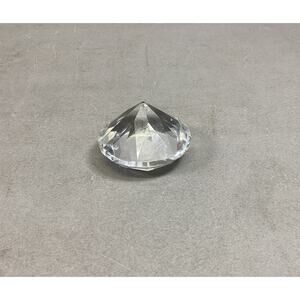 Swarovski Crystal Diamond Paperweight Figurine - 1.5x2”